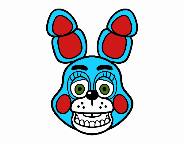 Cara de Toy Bonnie de Five Nights at Freddy's