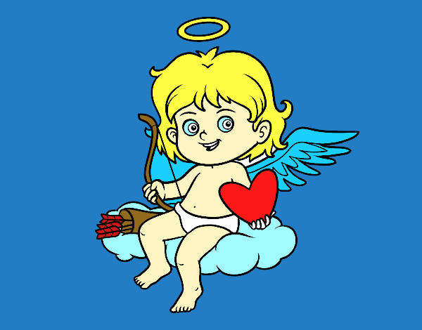 Cupido en una nube