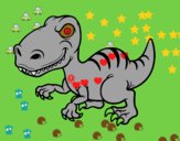 Dinosaurio velociraptor