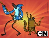 Mordecai y Rigby