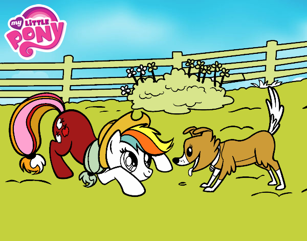 Applejack y Winona