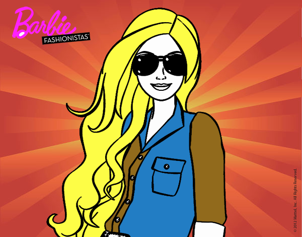 Barbie con gafas de sol