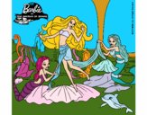 Barbie con sirenas