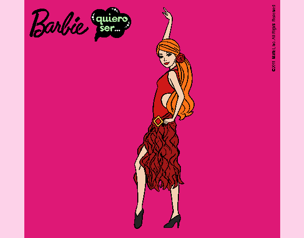 Barbie flamenca