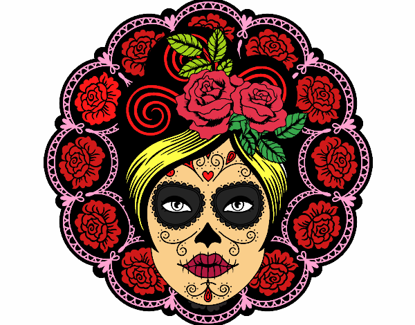 Calavera mejicana femenina