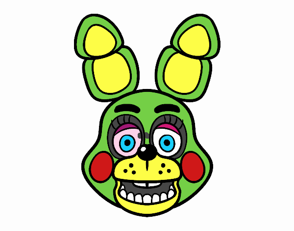 Cara de Toy Bonnie de Five Nights at Freddy's