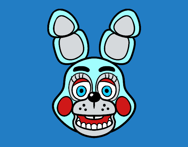 Cara de Toy Bonnie de Five Nights at Freddy's