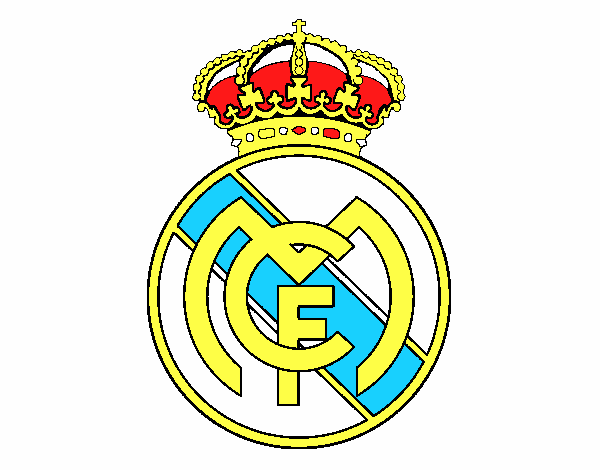 Dibujo de Escudo del Real Madrid C.F. pintado por en Dibujos.net el día