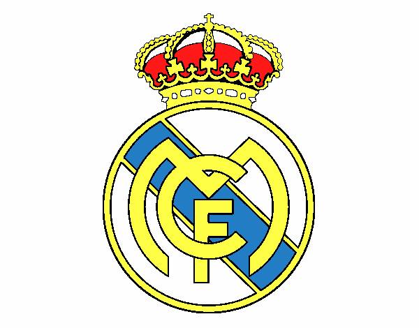 Dibujo de Escudo del Real Madrid C.F. pintado por en Dibujos.net el día ...