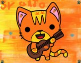 Gato guitarrista