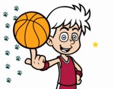 Jugador de baloncesto junior