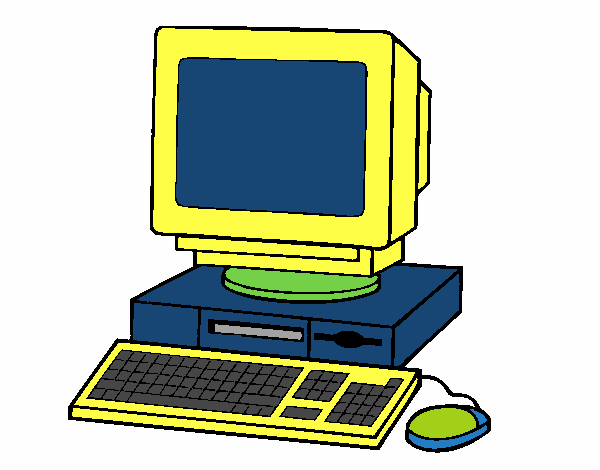 Computadora colorida