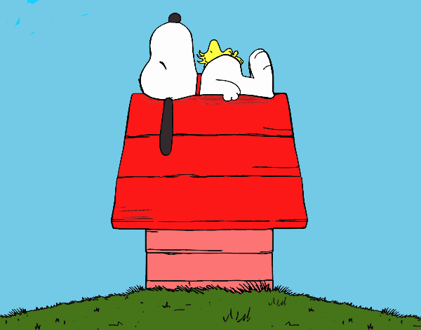 Snoopy durmiendo