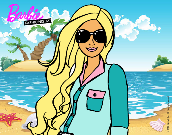 Barbie con gafas de sol