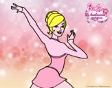 Barbie en postura de ballet