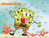 Bob Esponja saludando