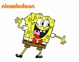 Bob Esponja saludando