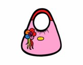 Bolso con flor