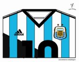 Camiseta del mundial de fútbol 2014 de Argentina