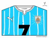 Camiseta del mundial de fútbol 2014 de Uruguay