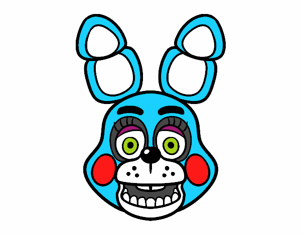 Cara de Toy Bonnie de Five Nights at Freddy's