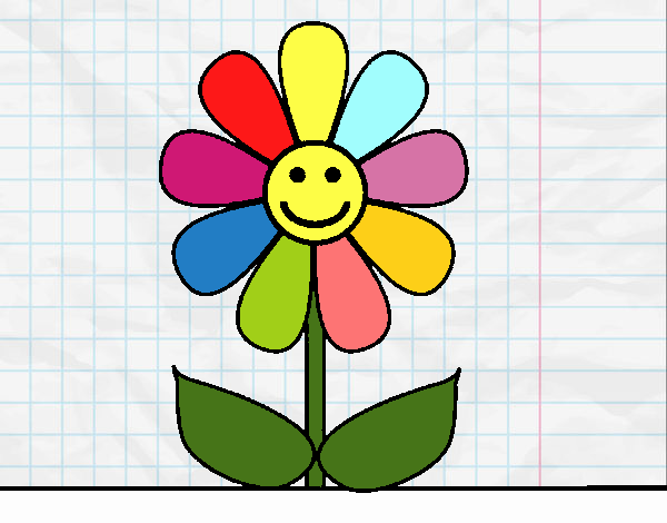 Dibujo de Flor de primavera pintado por en Dibujos.net el día 23-03-20 a  las 17:02:50. Imprime, pinta o colorea tus propios dibujos!