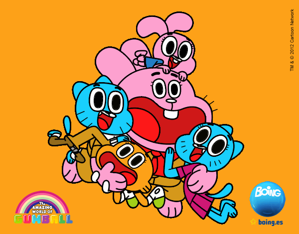 Gumball y amigos contentos