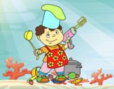 Niño cocinero