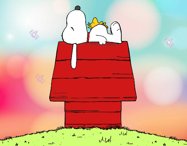 Snoopy durmiendo