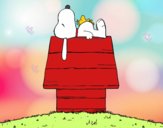 Snoopy durmiendo