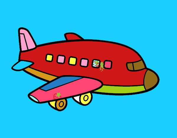 Un avión de pasajeros