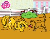 Applejack y Winona