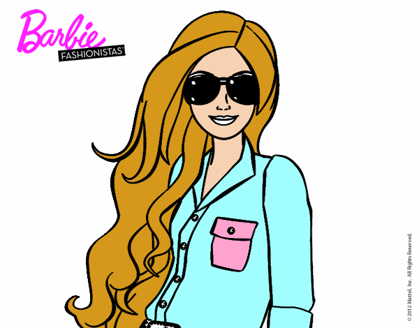 Barbie con gafas de sol