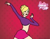 Barbie en postura de ballet