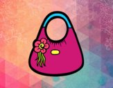 Bolso con flor