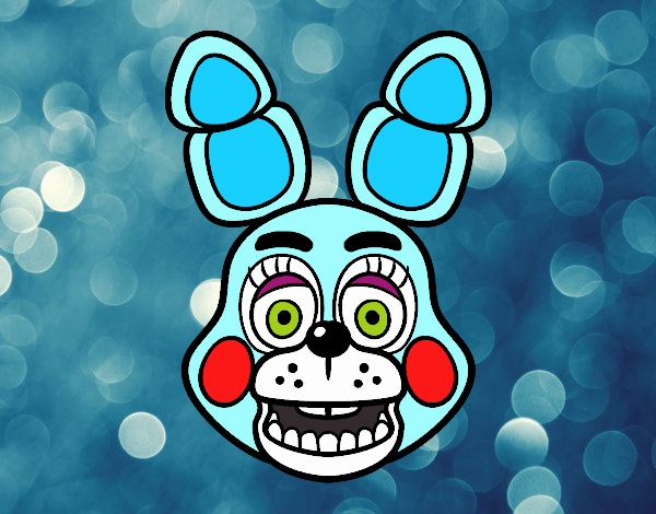 Cara de Toy Bonnie de Five Nights at Freddy's