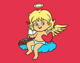 Cupido en una nube