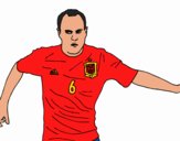 Iniesta con la Selección Española