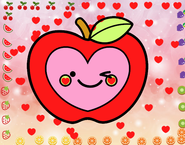 Manzana corazón