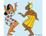 Mujeres bailando