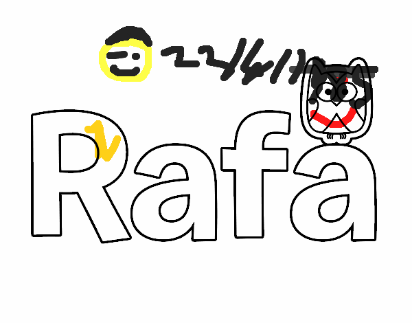 dibujo rafa