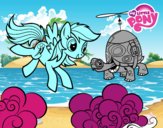 Rainbow Dash y la tortuga tanque