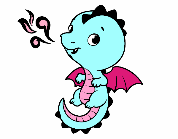 Un dragón bebé