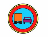 Adelantamiento prohibido para camiones