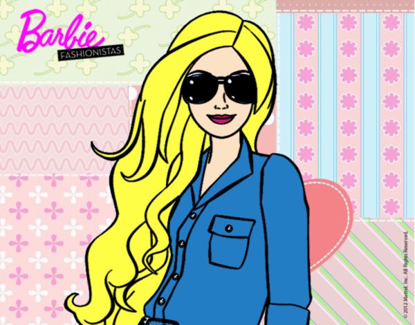 Barbie con gafas de sol