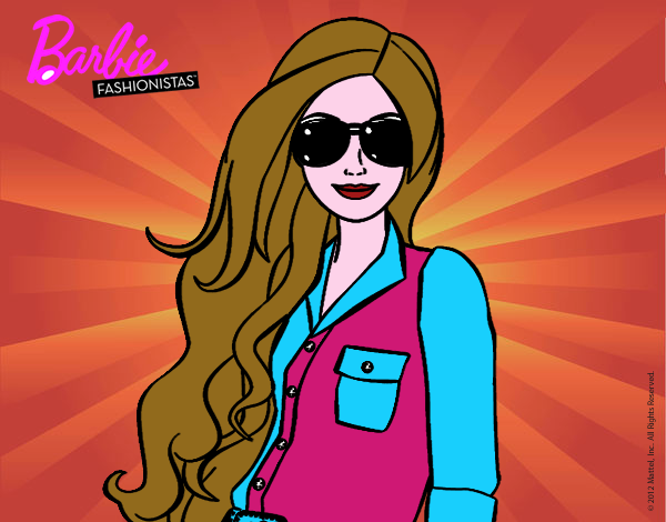 Barbie con gafas de sol