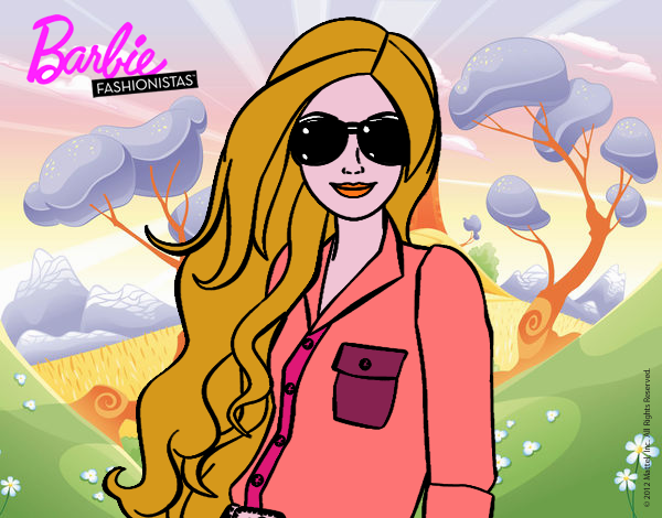 Barbie con gafas de sol