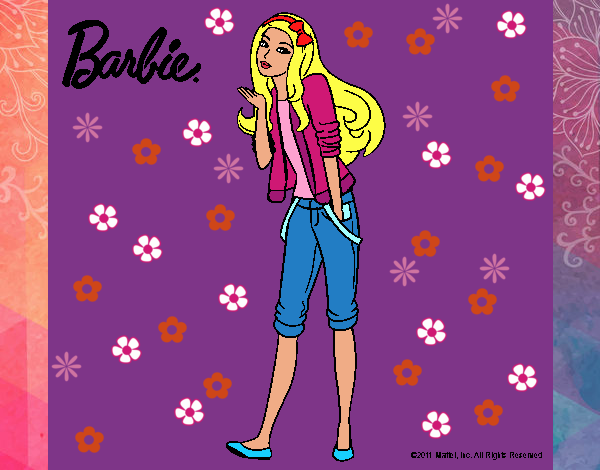 Barbie con look casual