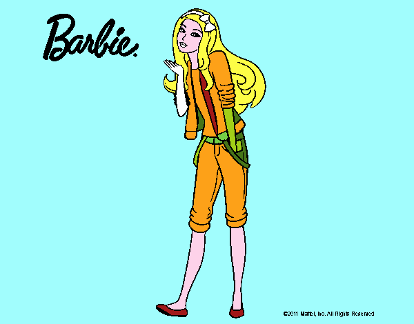 Barbie con look casual