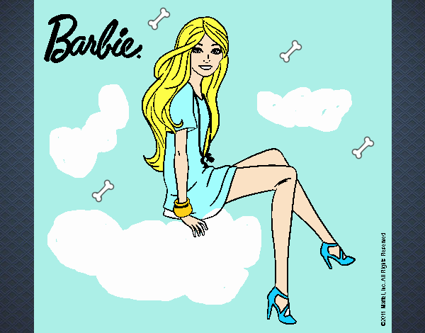 Barbie sentada